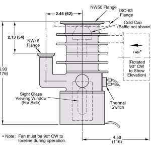 Bomba difusora Agilent AX-65 esquema