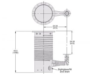 Bomba difusora Agilent HS-16 esquema Jevi Vacuum Instruments