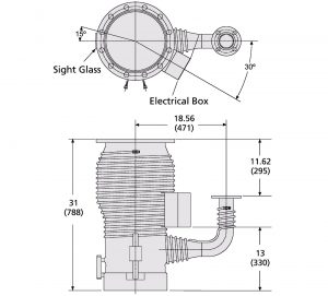 Bomba difusora Agilent VH-10 esquema Jevi vacuum Instruments