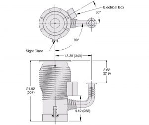 Bomba difusora Agilent VHS-6 esquema Jevi vacuum instruments