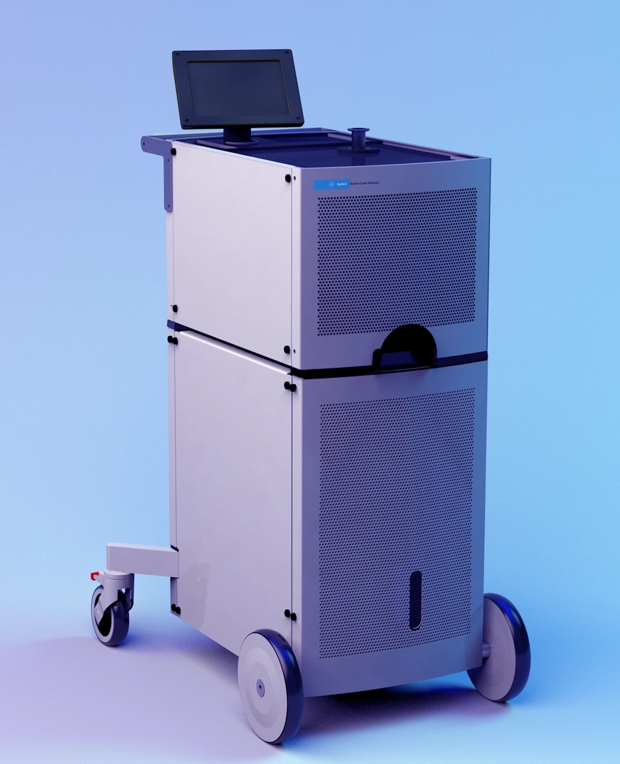Helium leak detector for precision detections, Detectores de Helio de precisión.