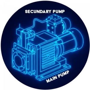 double_pump_helium leak detector