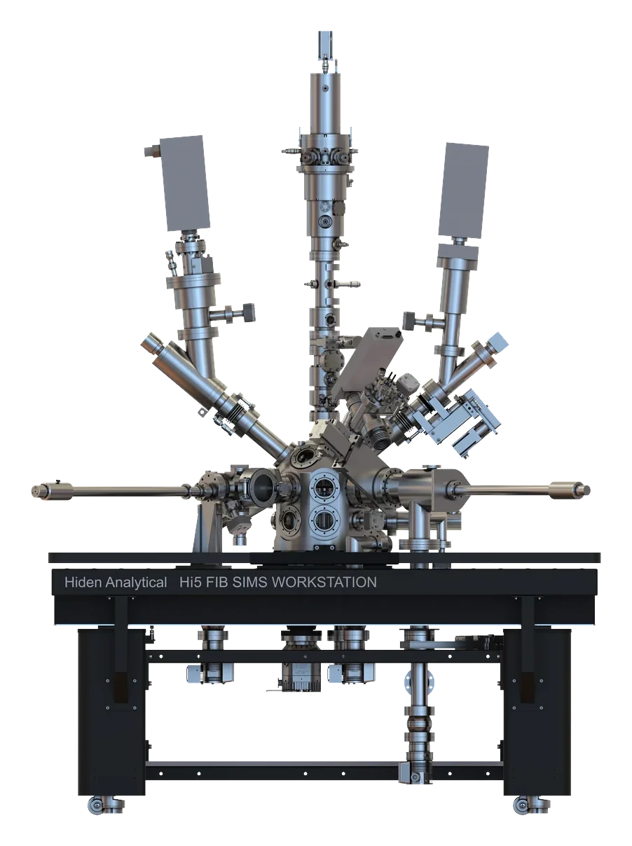FIB-SIMS de Hiden Analytical · Análisis SIMS integrado en plataformas FIB · JEV Instruments