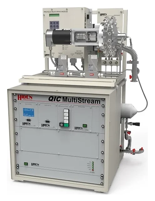 QIC MultiStream de Hiden Analytical · Análisis de varias corrientes de gas · JEV Instruments