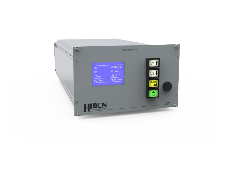 CO-A de Hiden Analytical · Análisis complementario de monóxido de carbono · JEV Instruments