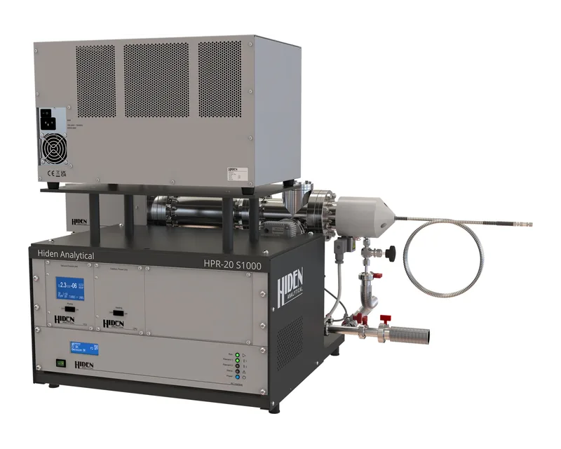 HPR-20 S1000 de Hiden Analytical · Análisis de gases con rango de masas ampliado · JEV Instruments
